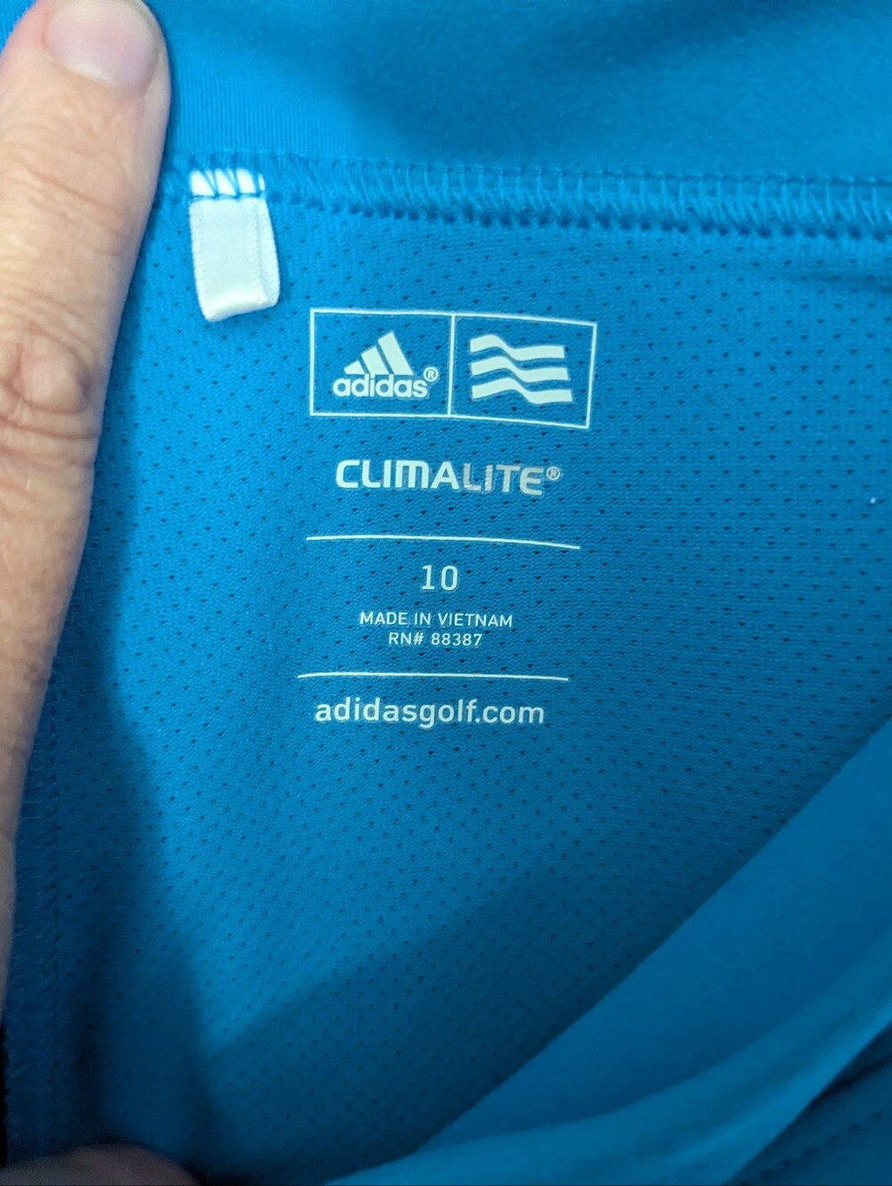 Adidas Climalite Golf Skort Size 10 Blue - Picture 4 of 5
